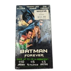Batman Forever (1995, VHS) Brand New Sealed – Val Kilmer,‎ Jim Carrey, Tommy Lee